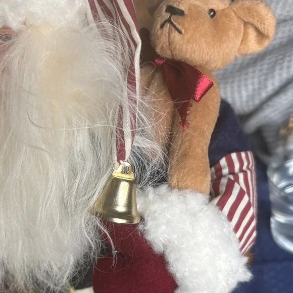 Patriotic Santa Claus Holiday Figurine 18”tall - Picture 4 of 7